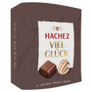 Hachez Schokolade Viel Glück 3er Pack (3x40g Packung) + usy Block