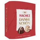Hachez Schokolade Pralinenmischung Dankeschön 3er Pack (3x40g Packung) + usy Block