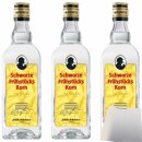 Korn Schwarze Frühstückskorn 32% 3er Pack (3x0,7l Flasche) + usy Block