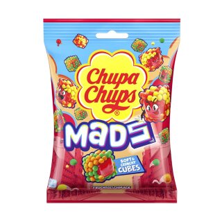 Chupa Chups Mads Fruits (115g Beutel)