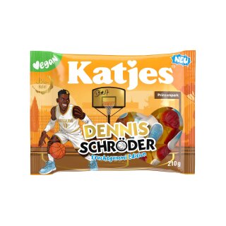 Katjes Dennis Schröder Fruchtgummi (210g Beutel)