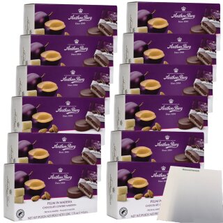 A.Berg Schokolade Pflaume in Madeira VPE (12x220g Packung) + usy Block