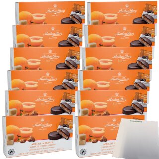 A.Berg Schokolade Aprikose in Brandy VPE (12x220g Packung) + usy Block