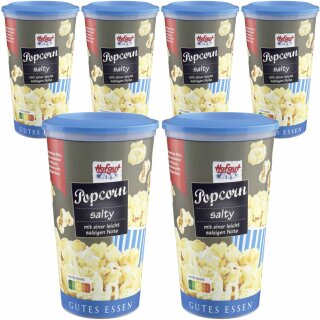 Hofgut Popcorn salzig Becher VPE (6x45g Becher)