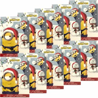 Minions Adventskalender Mandala Milchschokolade 10er Pack (10x65g) Sonderpreis MHD 30.06.2025