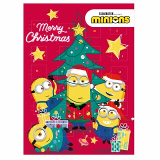 Minions Adventskalender Merry Christmas (75g Packung) Sonderpreis MHD 30.06.2024