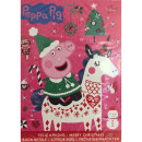 Adventskalender Peppa Pig Milchschokolade 10er Pack (10x65g) Sonderpreis MHD 30.06.2024