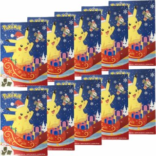 Pokemon Adventskalender 10er Pack (10x280g Packung) Sonderpreis MHD 30.09.2025