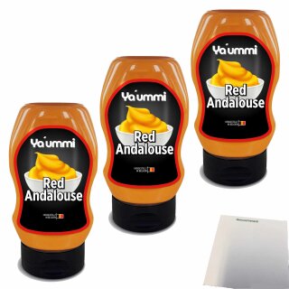 Ya´ummi Red Andalouse 3er Pack (3x300ml Flasche) + usy Block