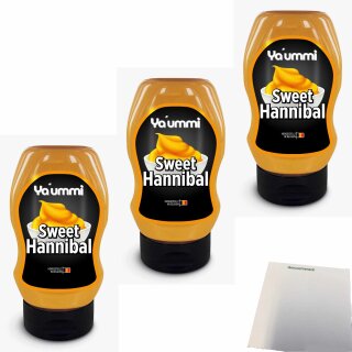 Ya´ummi Sweet Hannibal 3er Pack (3x300ml Flasche) + usy Block
