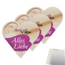 Amicelli Herz Waffelröllchen 3er Pack (3x137g/11...