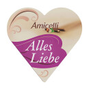 Amicelli Herz Waffelröllchen 3er Pack (3x137g/11...