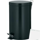 Kela Treteimer (Mülleimer) 12L Malta schwarz (1...