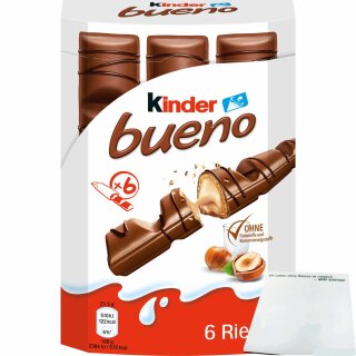 Kinder Bueno 6Stk (129g Packung) + usy Block