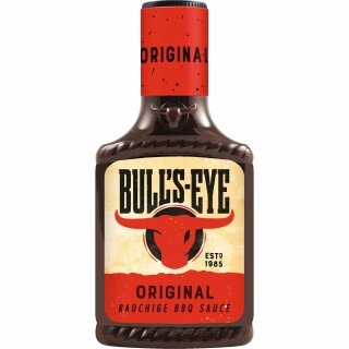 Bulls Eye Original Rauchige Barbecue-Sauce (300ml Flasche) MHD 25.03.2026 Restposten Sonderpreis