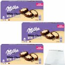 Milka White Choco Mini Stars 3er Pack (3x185g Packung) + usy Block