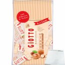 Giotto Haselnuss Mini Stangen 9x3 Stück (116g Beutel) + usy Block