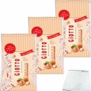 Giotto Haselnuss Mini Stangen 9x3 Stück 3er Pack (3x116g Beutel) + usy Block