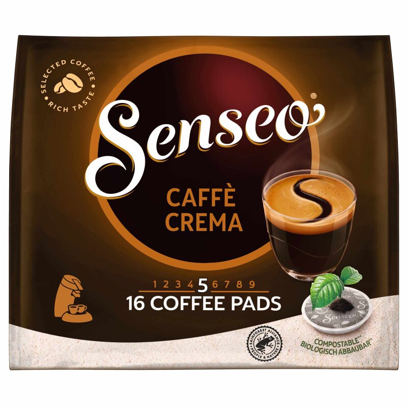 Senseo Pad Caffe Crema 64 Kaffeepads (4x111g Packung)