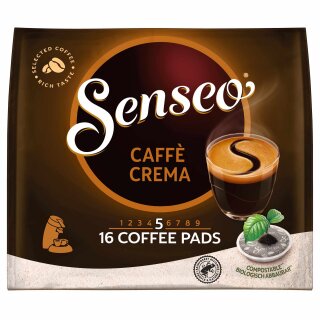 Senseo Pad Caffe Crema 64 Kaffeepads (4x111g Packung)