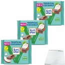 Ritter Sport Tropical Coconut 3er Pack (3x100g Tafel) +...