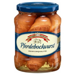 Keunecke Deichsel Pferdebockwurst (650g Glas)