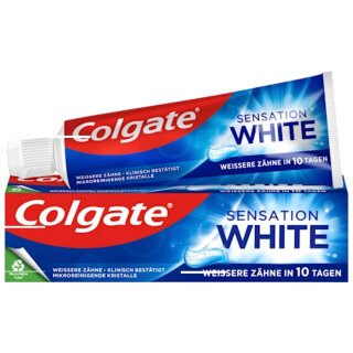 Colgate Zahnpasta Sensation White 2er Pack (2x75ml Packung)
