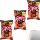 Crunchips Thai Sweet Chili Style 3er Pack (3x130g Beutel) + usy Block