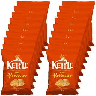 Kettle Chips Honey Barbecue VPE (18x40g Packung)