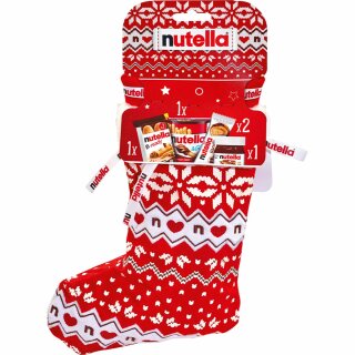nutella Weihnachtssocke mit tollen nutella Geschenken (209g) MHD 20.04.2026 Sonderpreis