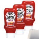 Heinz Ketchup Bacon Geschmack 3er Pack (3x400ml Flasche) + usy Block