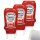 Heinz Ketchup Bacon Geschmack 3er Pack (3x400ml Flasche) + usy Block