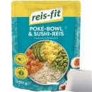 Reis-Fit Express Poke Bowl Reis (250g Packung) + usy Block