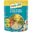 Reis-Fit Express Poke Bowl Reis 3er Pack (3x250g Packung) + usy Block