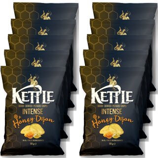Kettle Chips mit Honig und Dijon-Senf (10x100g Packung)