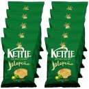 Kettle Chips mit scharfem Jalapeño Geschmack VPE (10x130g Packung)