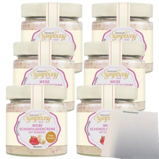 Brinkers Weiße Schokoladencreme Erdbeere VPE (6x270g Glas) + usy Block