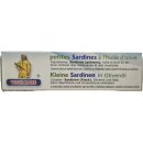 Vigilante "Kleine Sardinen in Olivenöl" Sardinas en aceite de oliva (120g Dose)