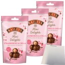 Baileys Schokolade Mini Delights Strawberries & Cream 3er Pack (3x102g Packung) + usy Block