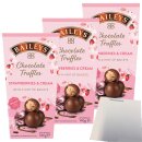 Baileys Schokolade Mini Delights Strawberries & Cream 3er Pack (3x146g Packung) + usy Block