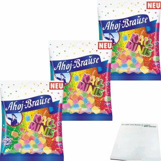 Ahoj-Brause Kauminis 3er Pack (3x150g Packung) + usy Block