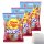 Chupa Chups Mads Fruits 3er Pack (3x115g Beutel) + usy Block