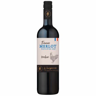 Merlot Pays DOC IGP Trocken Rotwein (750ml Flasche)
