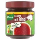Knorr Bouillon mit Rind 6,5l 3er Pack (3x135g Glas) + usy Block