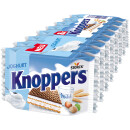Knoppers Joghurt Waffelschnitte gehackten Haselnüssen 8x25g MHD 01.02.2026 Restposten Sonderpreis