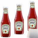 Heinz Tomato Ketchup 3er Pack (3x300ml Flasche) + usy Block