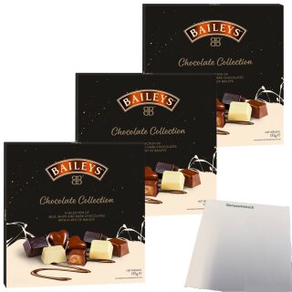 Baileys Schokolade Collection 3er Pack (3x135g Packung) + usy Block