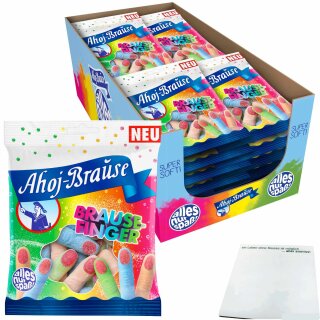 Ahoj-Brause Brause Finger (16x150g Packung) VPE + usy Block