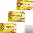 Teekanne Fenchel 20 Beutel 3er Pack (3x60g Packung) + usy Block