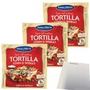 Santa Maria Tortillia Corn & Wheat 3er Pack (3x320g Packung) + usy Block